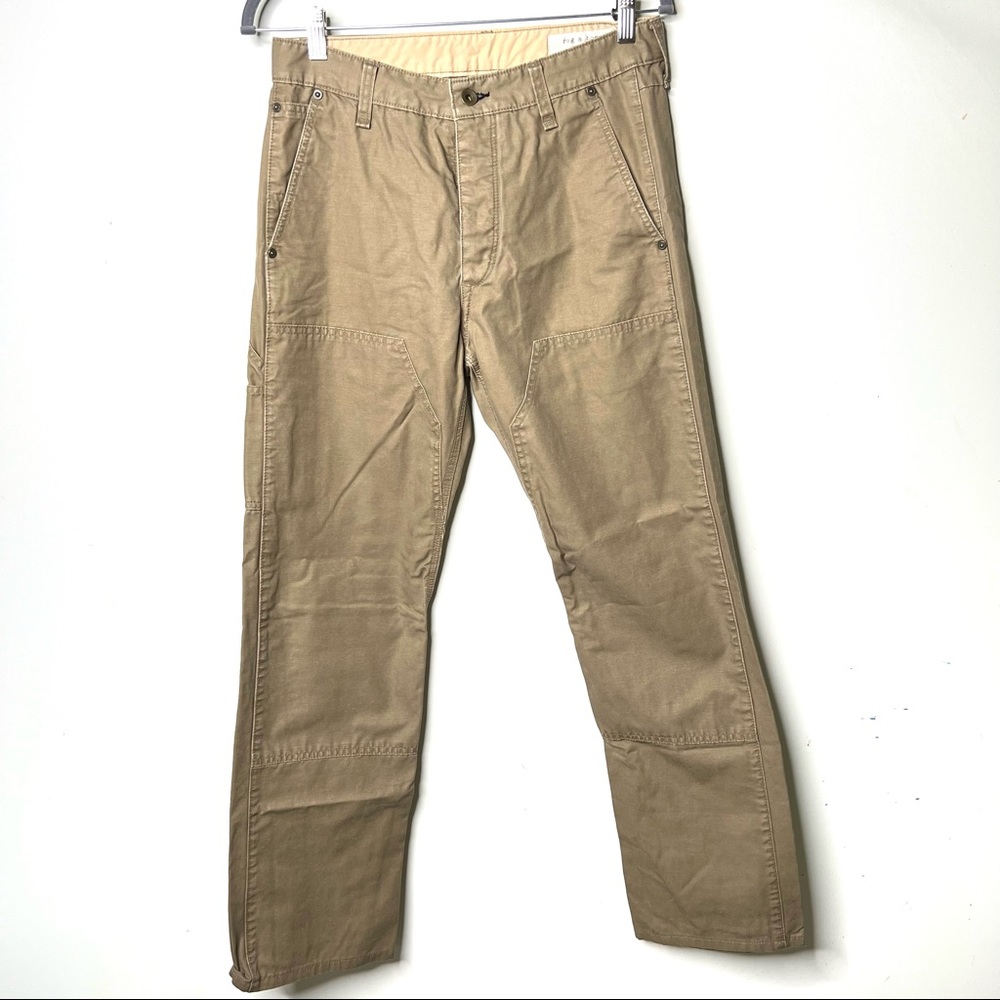 Rag & bone Cotton Tan Tailored workwear pants